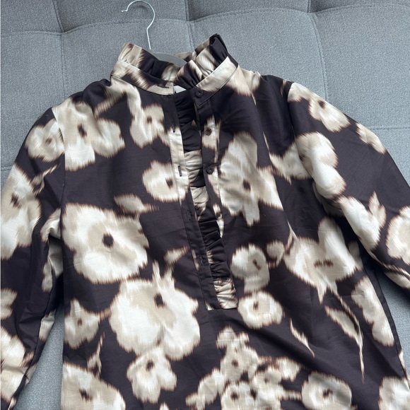 Tuckernuck Dappled Hollyhock Tate Dress long sleeve mini size small - Picture 6 of 8